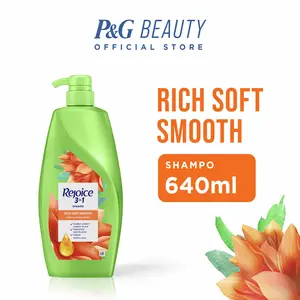 Rejoice Rich Soft Smooth Shampo 640ml Haircare Shampoo