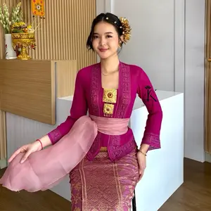 Lotuskebayabali | KEBAYA BORDIR KERAWANG ASTER | versi BET BELAH/SQUER | Kebaya Wanita