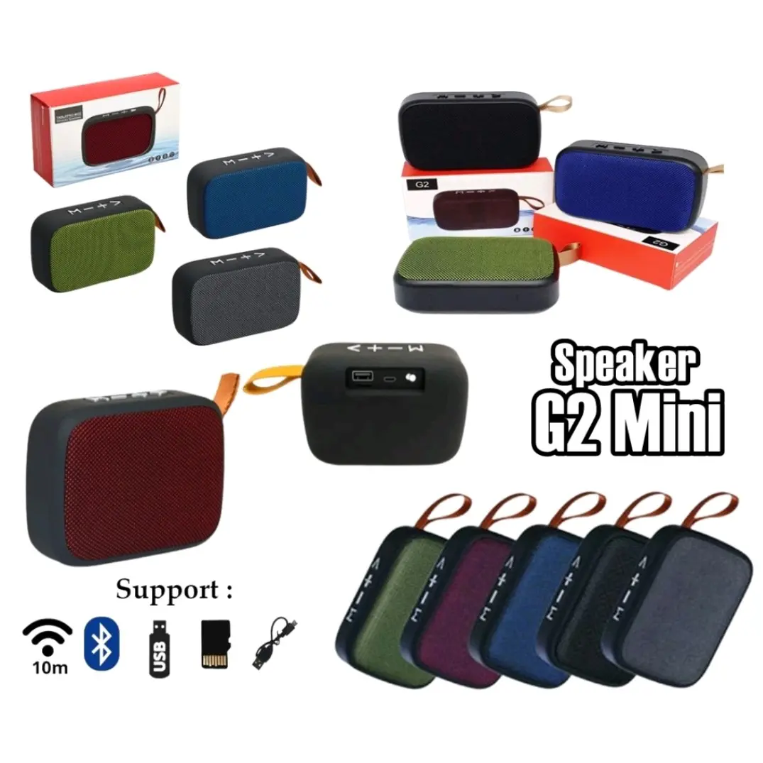 SPEAKER BLUETOOTH WIRELESS TABLEPRO G2 / SPEAKER AKTIF MG2 MP3 PLAYER BLUTUTH ASESORIS ELEKTRONIK MUSIK MUSIC HP