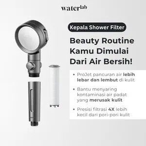 Shower Set  Shower Head Filter Air Bantu Kurangi Acne Jerawat dan Iritasi