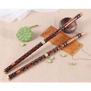 Seruling Bambu Import Professional Cina Musical Instrument Wooden Sopran Suling Bambu