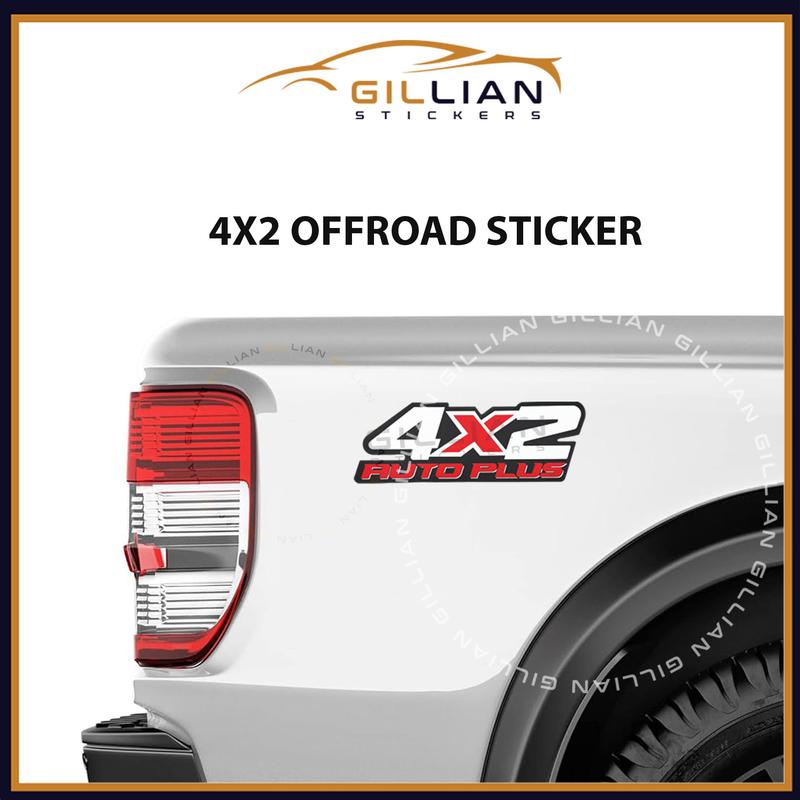 4x2 Stickers Offroad Decal Waterproof for Trucks SUV Hilux Ranger ...