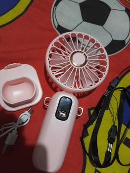 Product Review of CID39 Kipas Angin Lipat Mini Portable LED Display 5-Speed Wind Adjustment Kipas Genggam Kipas Kecil Foldable from ** a**e 0