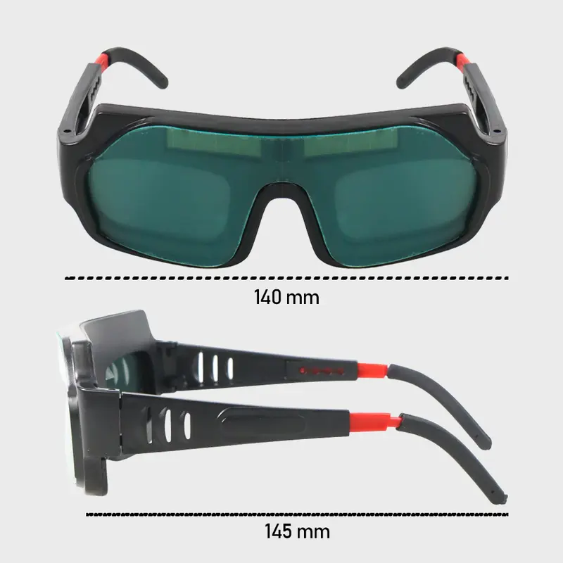 Kacamata Pelindung Las Otomatis Auto Darkening Soldering Goggles 6