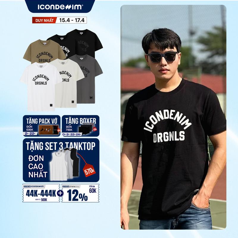 Áo Thun ICONDENIM Regular Orgnls College Graphic ATID0357