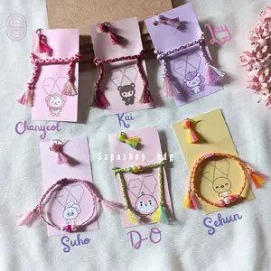KPOP KARAKTER GELANG SERUT 2IN1 - GELANG HANDMADE 1 PCS