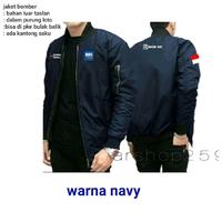 Gambar jaket bomber BUMN BRI mo logo bebas request dari arshop259 Kab. Tangerang 1 Tokopedia