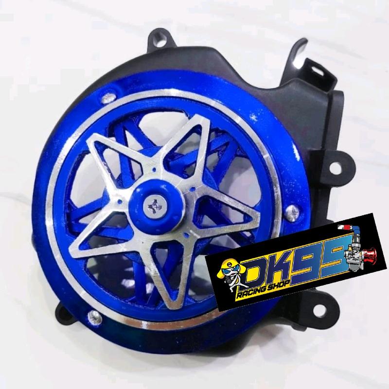 Tutup cover kipas set Spiner Spinner Putar Motif bintang full Vespa Beat Fi Street Scoopy Mio Vario Mio M3 Mio Soul GT Motor Motorcycle 8