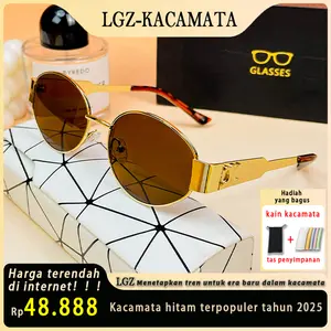 [COD] - Kacamata Hitam / Kacamata Fashion METAL Lensa Anti-UV Protection Premium Kacamata Hitam mata Kucing Bingkai Logam Lisa yang Sama untuk Pria dan Wanita Kacamata Fashion Lensa UV400