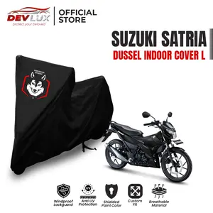 Cover Motor Indoor Suzuki Satria Spunbond – Sarung Motif Keren Tahan Debu Anti Lembap