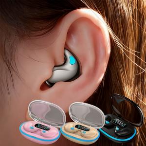 Auriculares inalámbricos de diseño intraural, Audífonos con cancelación de ruido con estuche de carga, Audífonos compatibles con Bluetooth para deportes, juegos, correr, trabajar, audio