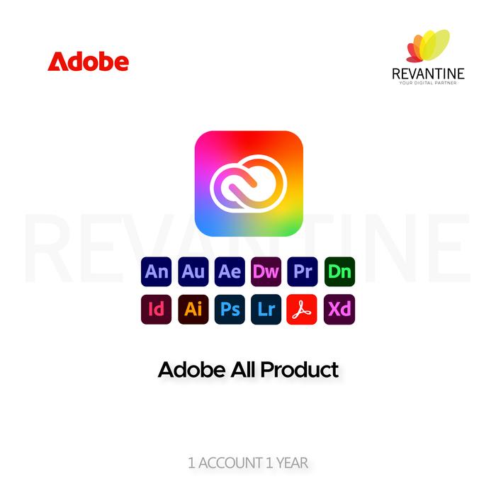 Jual Adobe Creative Cloud All Apps Subscription 1 Tahun Original ...