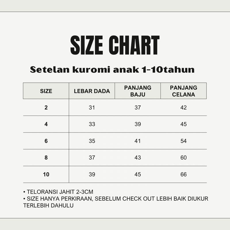 Product Introduction of Setelan Anak Kuromi Knit Cargo Perempuan Usia 1-10 Tahun Size 246810 - Katun - Bayi 0