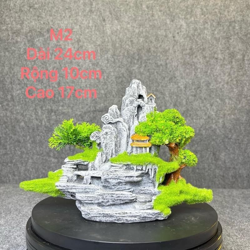 Tiểu cảnh xông trầm , núi đá ,  trang trí đeco bàn phòng trà , bể cá thủy sinh