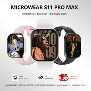 Waterproof Smart Watch 11 Pro Max 10 Pro Max  Original 2.2" AMOLED Bluetooth Call GPS NFC Wireless Charging Free Wallpaper