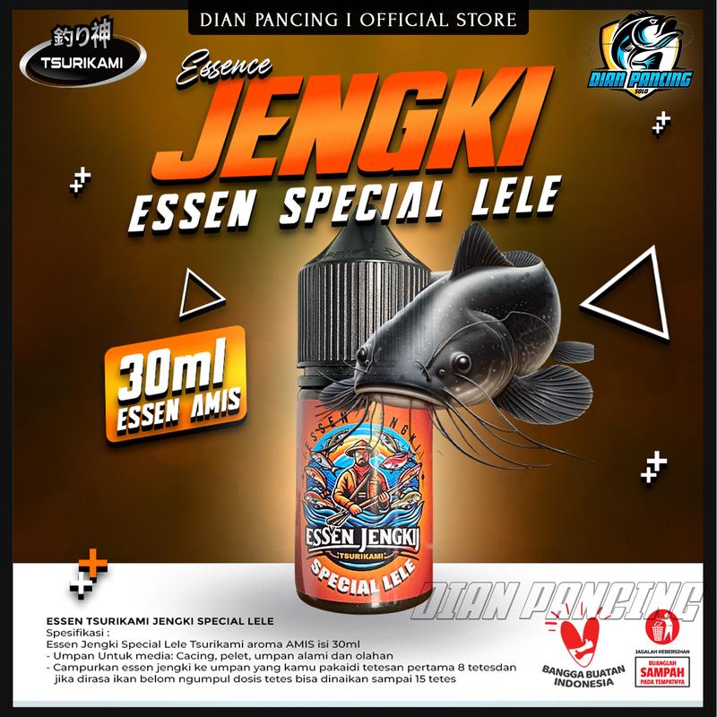 Essen Jengki Special Lele Tsurikami AMIS 30ml untuk segala media umpan 1