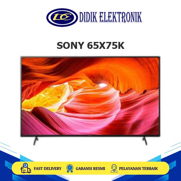 Gambar Sony Bravia KD-65X75K Smart Android TV 65 Inch UHD 4K 65X75K KD65X75K dari Didik Elektronik Store Kota Administrasi Jakarta Barat Tokopedia