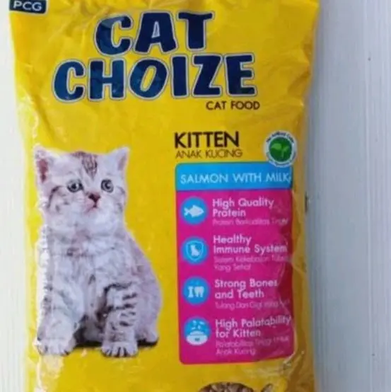 Cat Choize Kitten Salmon dengan Susu, Kemasan 1 Kg 0