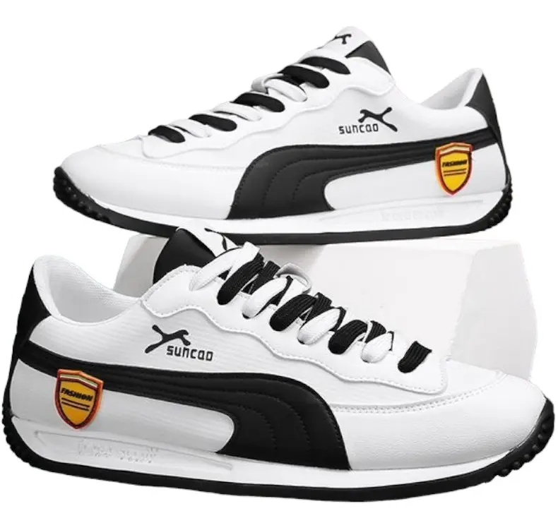 Sepatu Pria Sneaker dan Sport IMB P020 - Black,White,Brown (40-44) - Casual Shoes  Yang Ringan Dan Nyaman ,Insole Empuk Tidak Membuat Kaki Sakit ,Cocok Untuk Nge gym,joging Dan Jalan Jalan Dengan Tampilan Yang Simple Dan Stylish