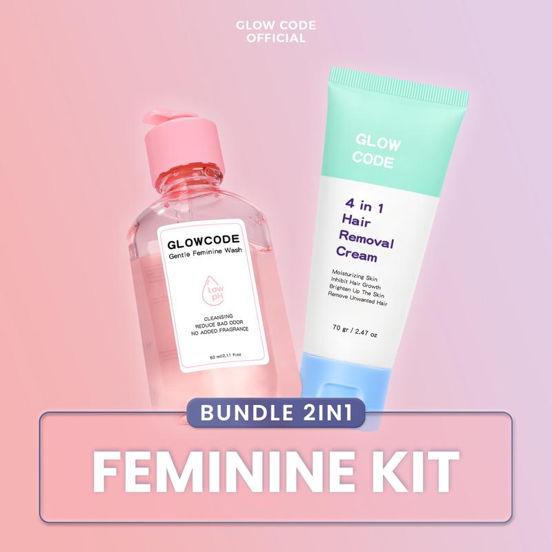 Glowcode Deo GlowCode 2in1 Bundle Feminine Wash + Hair Removal - For Miss - TikTok ...