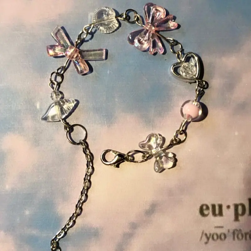 FYA Bracelet Aesthetic Rantai Pita / Gelang Manik / Gelang aesthetic / Gelang rantai Perempuan 0