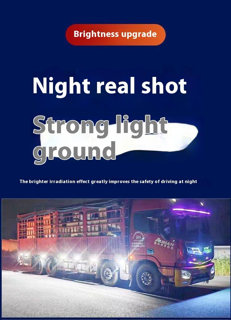Product Introduction of 1Pcs Big Truck 24V Led High Light Waterproof Side Light Trailer Side Light Side Light Waist Light Astern Turn Super Bright Side Light 3