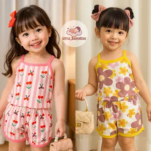 Littlevin New Setelan Tank Top Anak Perempuan Belleza 0-5 Tahun