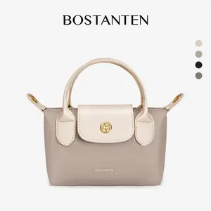 [Charli bag] BOSTANTEN Mini Bag Canvas Sling Bag Tas Selempang Wanita Tas Tangan Coklat