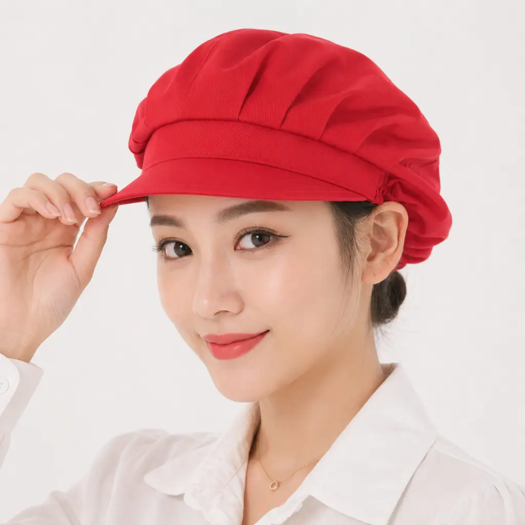 Kateva Kitchen Cap & Hairnet – Topi Chef Dapur Unisex Adjustable 8 Model