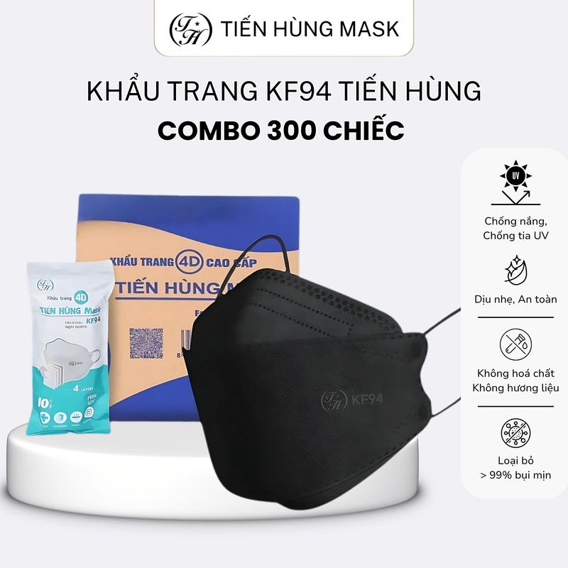 Thùng 300 Chiếc Khẩu Trang 4D KF94 – Thiết Kế Thông Minh Lọc Bụi Mịn Hiệu Quả khẩu  trang  chống  nắng  tia  uv 