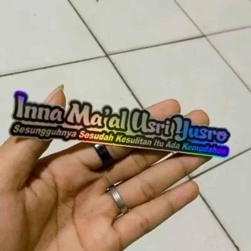 Sticker Cutting Hologram ( CUSTOM ) 1