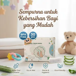 Baby Oral Cleaner Finger Wipes Pembersih Lidah Gigi Mulut Bayi