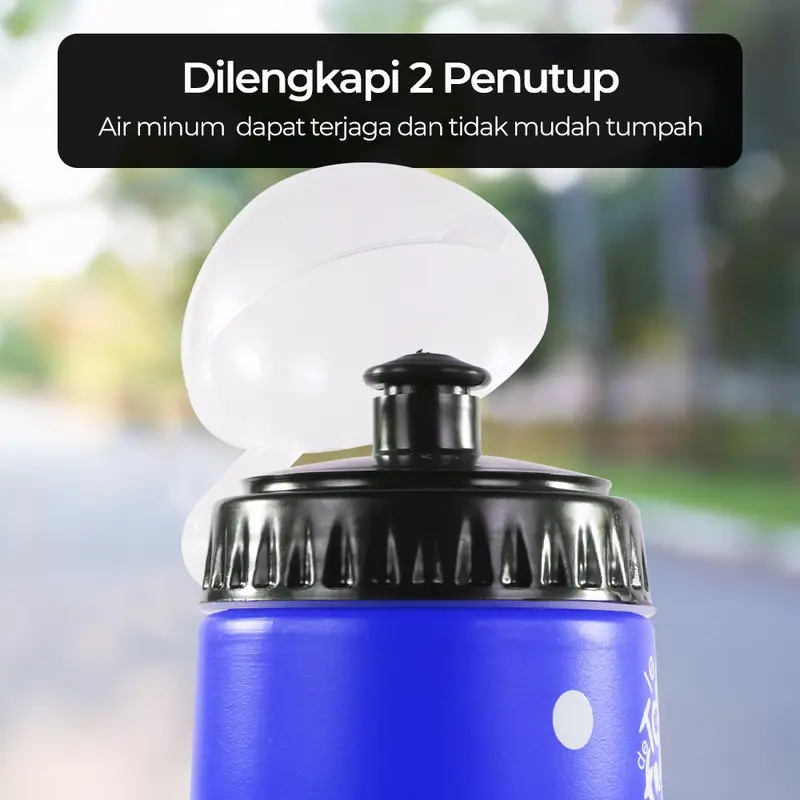 TaffSPORT Discovery Botol Minum Sepeda Olahraga with Dust Cover 650ml - 3026 4