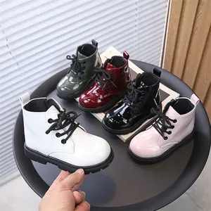 Sepatu Boots Anak Perempuan Polos Terbaru Sepatu anak Wanita Trending Elegan Sepatun Sekolah Pesta Fashion