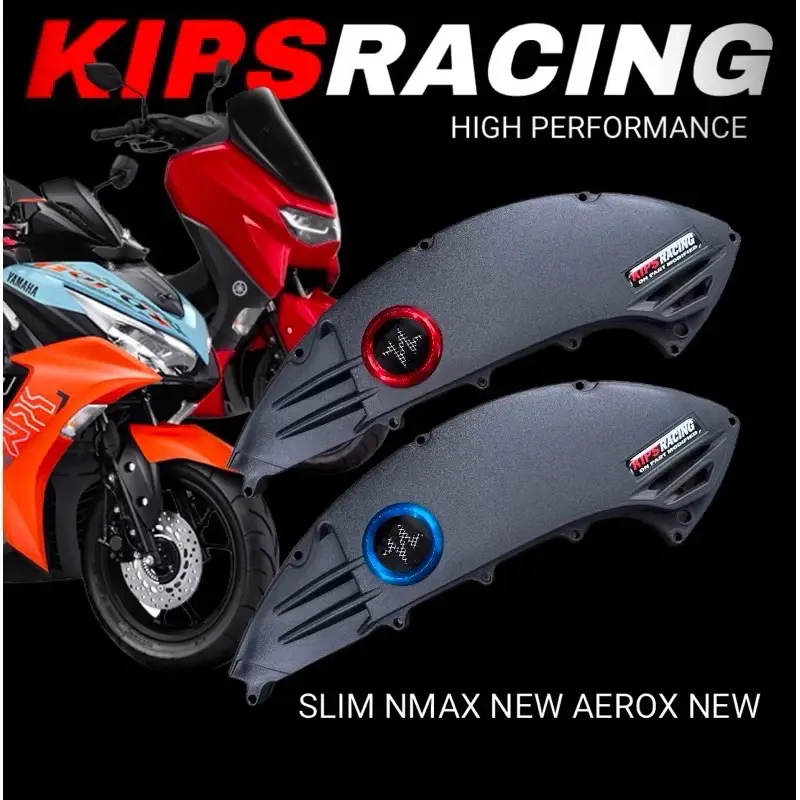 CORONG UDARA TUTUP FILTER SLIM NMAX AEROX NEW NMAX NEO VARIASI VELO OXYGEN Motorcycle Sepeda Mesin 3
