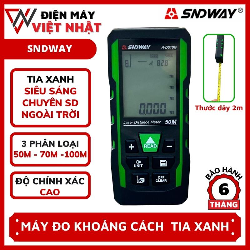 Máy Đo Khoảng Cách Laser Tia Xanh SNDWAY, thước đo 50m,70m,100m - thước đo khoảng cách dùng ngoài trời chính hãng giá rẻ