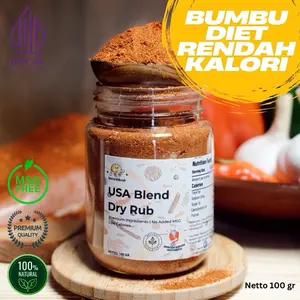 Lemonkoe Bumbu Diet Marinasi Kering Rasa USA Blend Enak Rendah Kalori Bebas MSG