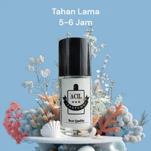 ACIL PARFUME 20 ML - 1 BOTOL- STIKER PUTIH - TAHAN LAMA - 6 JAM