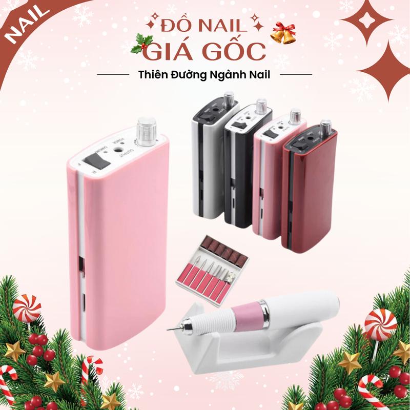  Máy mài nail US-801 chính hãng - Máy mài móng tích điện chuyên dụng trong ngành nail  BH 6 tháng  
