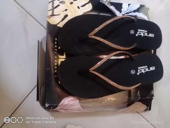 Product Review of Ando Sandal Wedges Jepit Wanita - Ando Nice Blink Hitam from T**n H**3 0