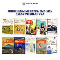 Gambar Buku Kurikulum Merdeka Erlangga SMP Kelas 7 - VII / Matematika / Pendidikan Pancasila / Mardika Basa / Koding dan KA ? Informatika / IPA / Marbi / Explore Koding Untuk SMP/MTs Kelas 7 - VII Kurikulum Merdeka Revisi / ERLANGGA - MATEMATIKA 7 dari Pustaka Baru Press Kab. Bantul 1 Tokopedia
