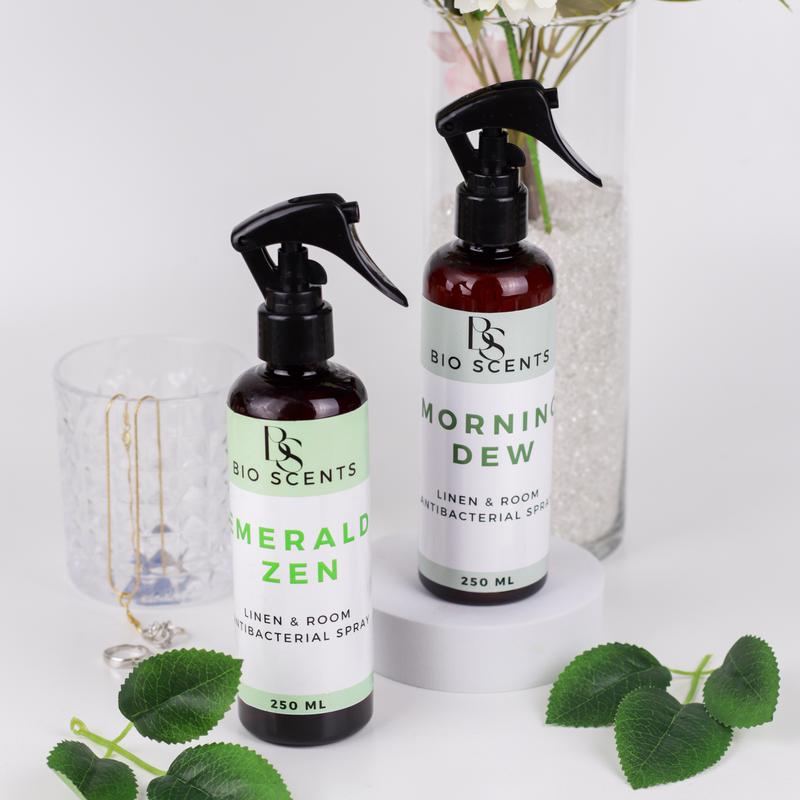 Bio Scents antibacterial linen / room / karpet / sofa / gorden / helmet / kasur spray 250 ml | Room & Linen spray Pengharum 6