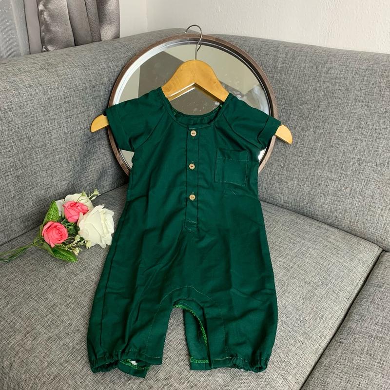 MOSTLY KIDS - Baju Bayi Romper Polos Bahan Katun Lembut, Usia 0-1 Tahun - Pakaian Anak, Pakaian Bayi, Romper Bayi, Fashion Anak, Fashion Bayi 1