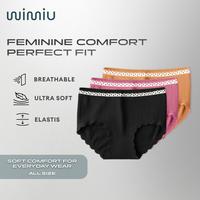 Gambar WIMIU Celana Dalam Panty Pakaian Dalam Wanita 1 PCS CD 000210 - MULTICOLOR, One size dari Wimiu Kota Administrasi Jakarta Utara 3 Tokopedia