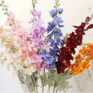 ( Bunga besar panjang 85cm ) Artificial Flower Hyacinth Tanaman Bunga Imitasi Palsu Delphinium Sedap Malam Lebaran Hari Raya