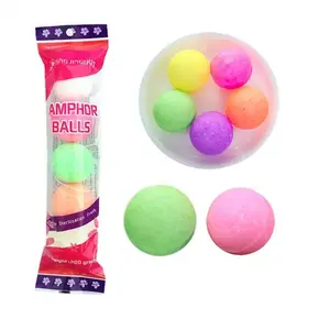 Kamper Toilet Ball isi 5 kapur barus warna warni anti ngengat kamar mandi Pengharum Ruangan