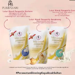 Purbasari Lulur Mandi Pengantin Brightening 500gr - Produk Perawatan Kulit untuk Kecantikan