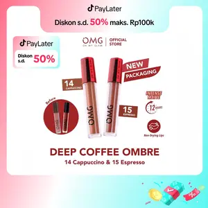 OMBRE OMG LIP CREAM COFFE EDITION NO 14 CAPPUCINO & NO 15 ESPRESSO