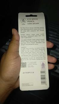 Product Review of Viva Pensil Alis Ori FREE Spoils Pencil Black, Dark, Brown ORIGINAL 100% from o**4 2