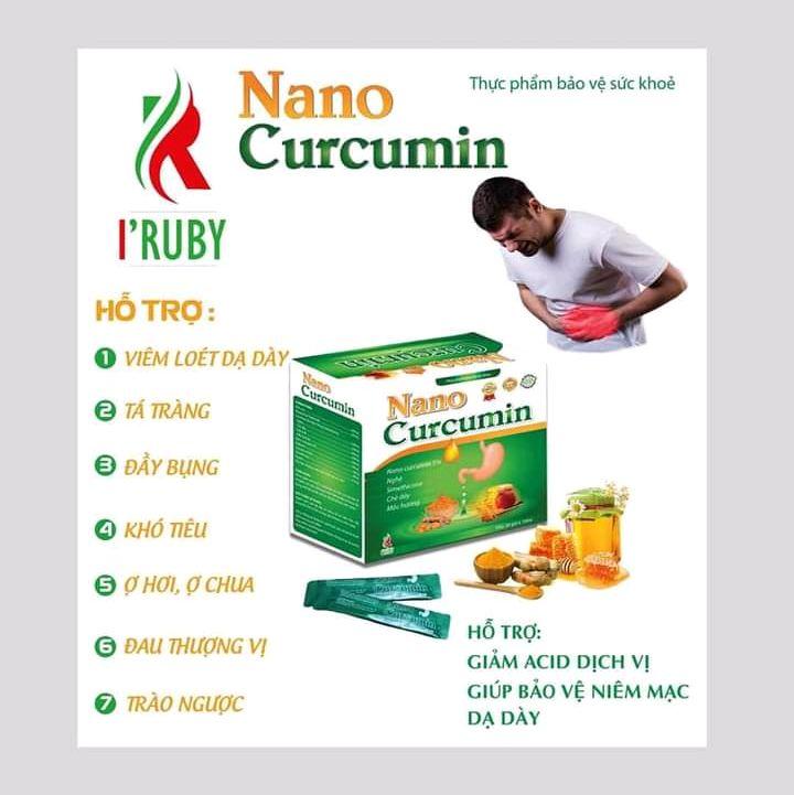 Nano curcumin ( trào ngược dạ dày, bao tử) nghệ 2